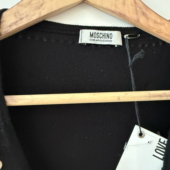 LOVE MOSCHINO TOP WITH PEARLS - Picture 4 of 9